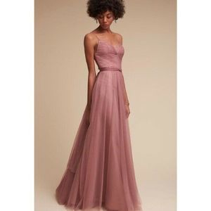 BHLDN Watters Tinsley Dress Rose Quartz Size 16